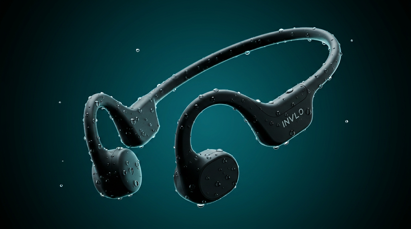 Headphones close-up